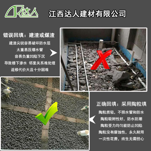 南昌市陶粒厂家 南昌市陶粒批发 南昌市卫生间回填用陶粒多少钱